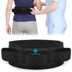 Gait Belt Transfer Belts with Handles for Lifting Seniors, Safety Gate Belt with Quick Release Buckle Nursing Safety Patient Assist for Elderly, Disabled, Physical Therapy, Caregivers(Black)