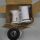 4 Pcs Adjustable Height Furniture Support Legs [with Screws] 3.15-4.72 inch, Metal Heavy Duty Furniture Replacement Legs for Chair/Bed/Sofa/Cabinet/Couch/Dresser/Bed/Table (White)