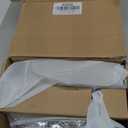 Veise KS02A Fingerprint Keyless Entry Door Lock, Auto Lock, Electronic Keypad Deadbolt for Front Door, Biometric, Anti-Peeping Password, Easy Install, Satin Nickel