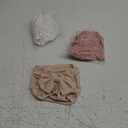 Cinaci 3 Pieces Baby Girls Turban Hats with Bow Newborn Hospital Caps Bonnets Beanies Headwraps for Infants Toddlers