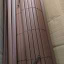 Reinforced PVC Privacy Fence Screen, Brown, 3×16 FT