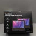 FANGOR 7.5 Inch Dual Car DVD Player, Portable DVD Player for Car with 5 Hours Rechargeable Battery, Last Memory, AV Out/in, Support USB/SD/Sync TV, All Regions