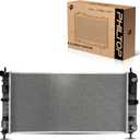 PHILTOP CU2727 Engine Coolant Aluminum Radiator Fit for 2004-2010 Malibu 3.5L, 2006-2010 G6 3.5L, 2007-2008 Aura 3.5L, 2006-2009 G6 3.9L, 2005 G6, 2006-2007 Malibu 3.9L