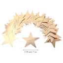 Patelai Glitter Star Garland Banner 2026 Graduation Decor 130 Feet Star Hanging Banner Twinkle Backdrop for Party Birthday Classroom Wedding Supplies(Champagne Gold)