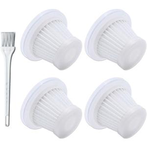 4 Pack Car Vacuum Filter Replacement Compatible with KMM Handheld Car Vacuum Cleaner, Model LT-117C, Washable Filter for Car, Home, Office, PetOnly for KMM LT-117C Vacuum Cleaner