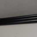 Double Curtain Rod 72 to 144 Inch, HOTOZON 1 Inch Heavy Duty Double Curtain Rods for Windows 60 to 140 Inches(5-11.6 ft), Telescoping Drapery Rod with Simple End Finials, Black