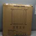 57.5-62" Extra Wide Baby Gate for Doorways,30" Tall Double Lock Mechanism Metal Dog Gate Pressure MountAutomatic Closing Child Safety Gate,White