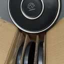 AmorArc Ceramic Dinner Salad Plates Set of 4, 8.5 Inch Reactive Matte Glaze Dish Set, Dessert, Salad, Appetizer, Small Dinner Plate, Microwave, Dishwasher Safe,Scratch Resistant,Reactive Matte Black