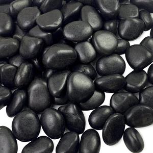 FANTIAN 40 lbs Black River Rocks for Outdoor Landscaping, 1-2 Inch Decorative Black Pebbles Stones for Planter, Garden Rocks, Vase, Home Dcor, Plant Rocks, Paving Stones and Fountain