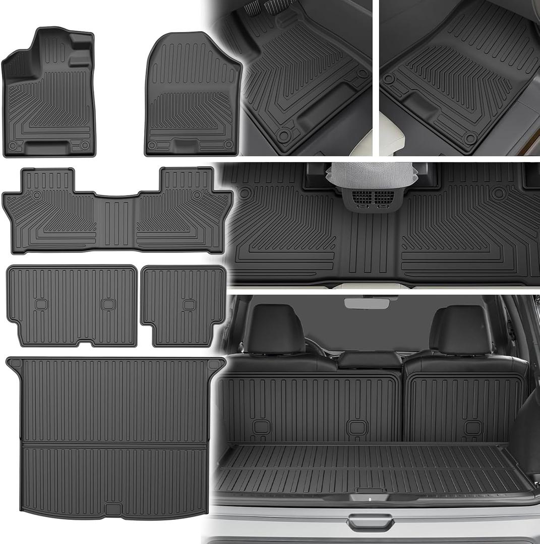 Floor Mats & Cargo Mat & Backrest Mat for Honda Passport 2019-2025