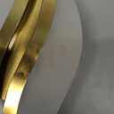 CANEOE Modern LED Wall Sconce 6000K Black Indoor Wall Light Fixtures Acrylic Wall Sconce Lighting for Living Room Bedroom Bedside Bathroom Hallway Stairway Wall Lamp (Gold, 1 Pack, 3000K)