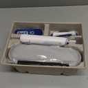 OralB iO Deep Clean Rechargeable Electric Toothbrush, White, iO Series 3 Limited, 2 Brush Heads, Travel Case, Pressure Sensor, 3 Cleaning Settings, 2Minute Timer