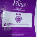 Poise Incontinence Pads & Postpartum Incontinence Pads, 7 Drop Ultra Absorbency, Long Length, 39 Count, Packaging May Vary