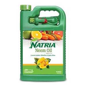 NATRIA Neem Oil Spray for Plants, Ready-to-Use, 1 Gal