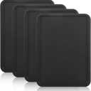 4 Pack 16 x 12 Inch Boot Trays for Entryway, Waterproof Shoe Mat Tray with Raised Edge, Outdoor Multi-Purpose Shoe Tray for Boots Shoes Garden Pets-Dark Gray