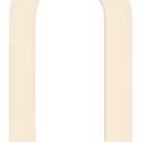 Hahafelt 8 feet Open Arch Backdrop Cover Beige Spandex Fitted Round Top Wedding Arches U-Shaped Fabric Arch Covers for Outdoor or Indoor Party Reception Home Photography Decorations