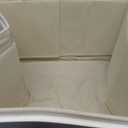 StorageWorks Shoe Organizer for Closet, Shoe Storage Cubby Containers with Adjustable Dividers and Clear Cover, Fits up to 16 Pairs, Foldable Shoe Storage Organizer Box for Closet, Entryway, Beige (Medium)