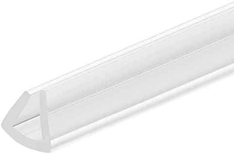 uxcell U Channel Edge Trim, 4 ft Length Rubber Guard Seal Strip Edge Protector Fit for 3-4mm Edge, (5/16" W x 9/32" H) Clear uxcell U Channel Edge Trim, 4 ft Length Rubber Guard Seal Strip Edge Protector Fit for 3-4mm Edge, (5/16" W x 9/32" H) Clear