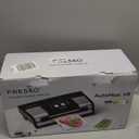 Fully Automatic Vacuum Sealer, 95Kpa Powerful Food Vacuum Sealer Machine, Auto Dry-Wet Detection | Bag Cutter | 2 Rolls Bags | Effortless Operation, Silver - Black