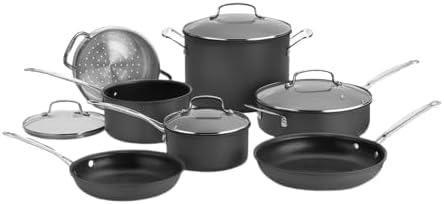 Cuisinart Chef's Classic™ Nonstick Hard Anodized 11 Piece Set, 11 PC, 
Size	11 PC
Volume	33 quarts