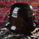 Shadow Trooper Helmet Mask Costume Props for Adult Halloween, Shadow Trooper Helmet Mask Head Circumference Is About 23.6 Inches, Fits Most Adult Men, Women And Big Kids (Black)