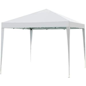 Impact Canopy 10' x 10' Canopy Tent Gazebo with Dressed Legs, White