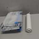 Amazon Basics Vacuum Compression Space Saving Storage Bags with Hand Pump for Clothes Packing, Jumbo, Clear, Pack of 6