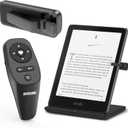 Remote Control Page Turner for Kindle/TikTok,Symcode Kindle Paperwhite Oasis Kobo eReaders,Bluetooth Page Turner for iPad iPhone, Scroller Remote for TIK Tok Video Taking Remote with Wrist Strap
