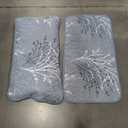 DJY Quilt Set King Size Blue Branch Floral Quilt Bedding Set, 3 Pieces Tree Botanical Bedspread Lightweight Microfiber Summer Coverlet Bedding Set for All Season 110''x90