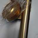 Gold Shower Curtain Rod 54-90 Inch 1"Dia Tension Curtain Rod