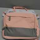 LOVEVOOK Laptop Backpack for Women, 15.6 Inch Work Business Backpacks Purse With Large Capacity, Waterproof Nurse Bag College Bookbag for School, Waterproof Casual Daypack for Travel (Pink-grey)