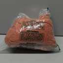 Terracotta Linen Curtains 33x70 inches Long 3 Panel Set Back Tab Rod Pocket Rustic Farmhouse Boho Curtains for Living Room Semi Sheer Brick Burnt Orange Bohemian Fall Decor for Dining Room Rust