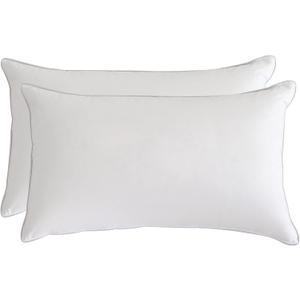 Pillow, White, Size 20*36 inch, 2 pcs
