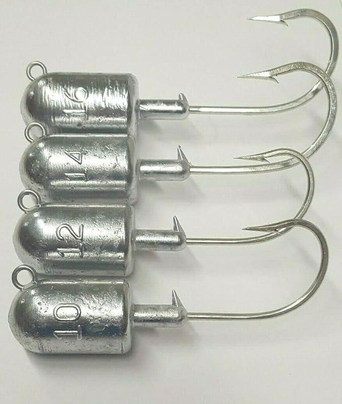 Jighead Bullet Striper Ling Cod Grouper Halibut Saltwater Hook