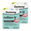 Dentemp Denture Reline Kit Value Pack - Advanced Formula Reline It Denture Reliner - Denture Kit to Refit and Tighten Dentures for Both Upper & Lower Denture (2 Pack (6 Relines))