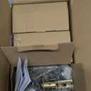 Goldenwarm Matte Black Keyed-Alike Exterior Door Knobs, Front Door Knob with Lock and Key, Black Door Knobs Exterior Round Door Knob 1 Pack