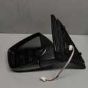 Dasbecan Driver Left Side Mirror Compatible with 2013-2017 Honda Accord With Power Glass Replaces# 76258T2FA11 HO1320272 Outer Rearview Mirror Black Color (3Pins)