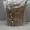 Hosfais Book Shelf Small Bookshelf: 3-Tier Wood Bookcase Industrial Bookshelf with Edge Protection Metal Narrow Bookcase Storage Organizer Display Rack for Bedroom Home Office (Rustic Brown)