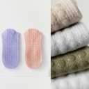 3 Pairs Yoga Socks for Women Non-Slip Grips, Pilates, Barre, Pregnancy, Dance, Hospital Socks. (White)
