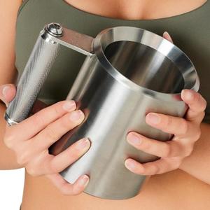 WITO Coffee Mug 22LB,400ML,Dumbbell 10KG,Stainless Steel Cups,Overweight Dumbbell Fitness Sports Water Cup,Gym Workout Coffee Enthusiast Gift,Prank Gift (22LB - 400ML), 13.5 Ounces