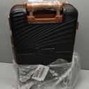 Carry On Luggage Set 22x14x9 Airline Approved Luggage Sets 3 Piece,Suitcases with Wheels,ABS Hard Case Luggage with TSA Lock Spinner Wheels(20 Inch,BP/TB)
