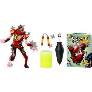 Ninjombie Action Figure - Grave Spin, Boys Action Ninja Zombie Slime Monster Action Figure, Ages 6 +