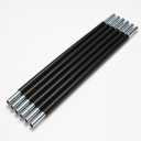 Tent Pole 2 Sets 7 Sections Replacement Fibreglass Pole Kit Camping Tent Awning Poles for Outdoor Camping Hiking
