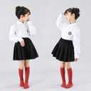 5 Pairs knee Socks for Toddler Girls, Baby Girls High Cute Long Socks