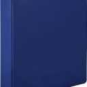 Samsill 1.5 Inch Document Storage Binder, Made in USA, FSC 100% Recycled Chipboard, Round Ring, 3 Ring Binder, Navy