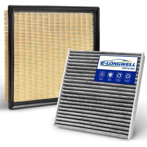 Cabin & Engine Air Filter Kit Fits 2013-2018 ES350, 2015-2017 NX200T, 2018-2021 NX300, 2010-2015 RX350, 2013-2018 AVALON, 2012-2017 CAMRY, 2011-2020 SIENNA (Gas Only); 2014-2019 HIGHLANDER (All)