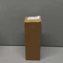 Straw Holder, Clear Drinking Straw Organizer, Stra-w Container, Plastic Straws Dispenser for Counter with Lid, Holds Straws up to 8.5 Inch, Stra-w Not Include (Clear+White)