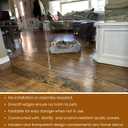 Clear Acrylic Freestanding Dog Gates for The House Folding 3-Panel Pet Gates for Doorways, Indoor Stairs, and Hallways, Transparent Barrier for Dogs, Puppies, and Cats