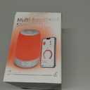 Smart Red Light Therapy Lamp & Sleep Sound Machine for Bedroom with Alarm Clock, Night Light with App Control, 5-Level Red Light (620690nm), 32 White Noises, Custom Timer, 24H Battery, 7 Alarms