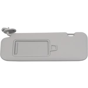 Dasbecan Left Driver Side Sun Visor Compatible with Hyundai Elantra AD(Sixth Gen) 2017 2018 2019 2020 Replace 85210-F0100TTX Gray Without Light